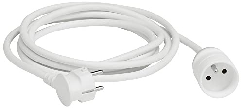 Legrand LEG51600 Verlängerungskabel (französischer Typ-E-Stromanschluss mit Erdungsstift), 3 m