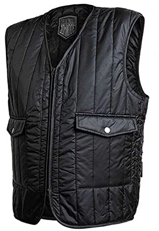 John Doe Giubbotto Smanicato, Black,XS