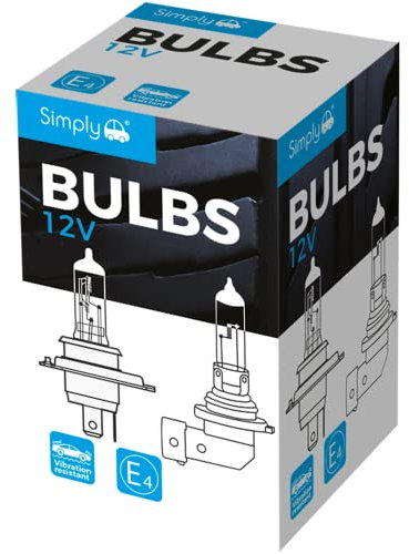 Simply s711 H11 Car Headlight Bulb, 12V, 55W, Comply with ECE R-37, Base PGJ19-2, Suitable for all Headlights, Maximum Visibility, White