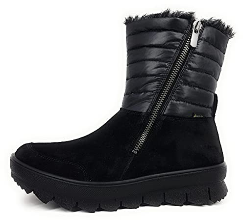 Legero Novara Imbottitura Calda in Gore-Tex, Stivali da Lavoro Donna, Nero, 38.5 EU