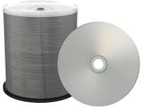 Professional Line CD-R 700MB|80min 52-fache Schreibgeschwindigkeit, vollflächig bedruckbar (Tintenstrahldrucker), Silber, voll metallisiert, 100er Cakebox
