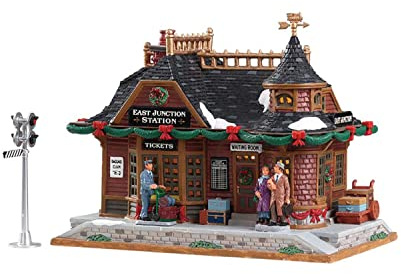 Lemax Christmas Village East Junction Station Battery Operated Led - 75256