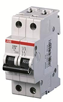 ABB S200P Leitungsschutzschalter Typ C, 2-polig 16A System Pro M Compact DIN-Schienen-Montage