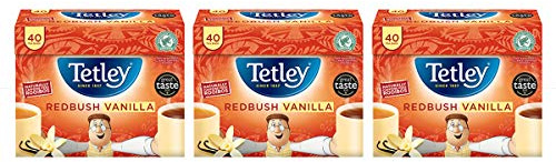 Tetley Redbush Tea, Pack of 3, 120 Teabags Total