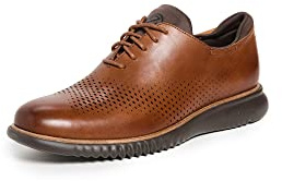 Cole Haan Men's 2.Zerogrand Laser Wingtip Oxford, British Tan/Java, 7 UK