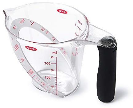 OXO 1050584V4UK Good Grips Angled Measuring Jug, 250 ml