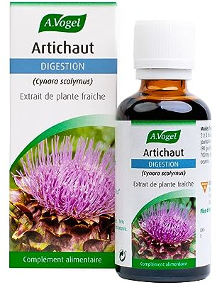 A. VOGEL - Complément alimentaire digestion - Favorise le transit et l'élimination des toxines -Santé du foie et élimination rénale - Extrait de plante fraîche d'artichaud - Detox foie -50 ml