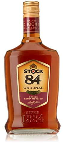 Stock 84 Original, Brandy Extra Morbido Prodotto con l'Originale Ricetta Italiana - Bottiglia da 700 ml