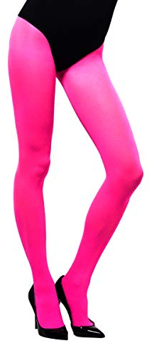 Smiffys Fever Damen Blickdichte Strumpfhose, One Size, Pink, 27136