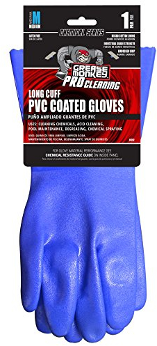 Grease Monkey Gloves - Blue Large Protective Work Gloves for Hands