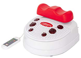 chi-enterprise Vitalstar appareil de chi-massage à infrarouge I Relaxation en 10 étapes I Massage infrarouge des zones réflexes du pied I Chi-machine vitalisante avec minuterie, télécommande a. Twister (plateau tournant)