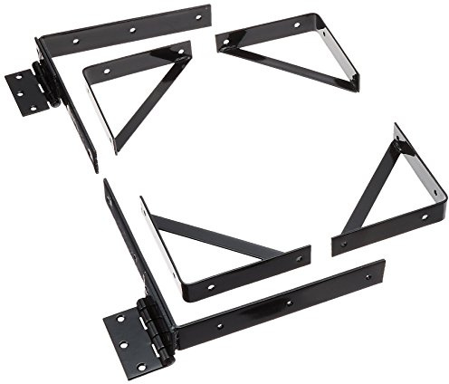 Pylex Heavy-Duty Steel Dog Gate Kit, Black, 72 W x 72 H