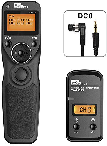 Wireless Remote Shutter Release Cable Wired Timer Remote Control TW-283DC0 Compatible for Nikon D850 D810 D800 D700 D500 D300 D300s D200 D40s D800E D810A D1X D2H D3X D1 D2 D3 D3s D4 D5 D4s F5 F6 F100