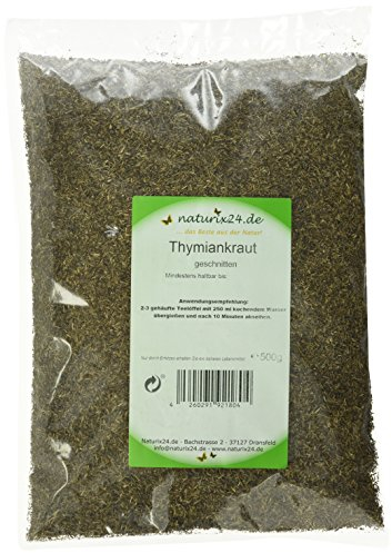 Naturix24 Thymianblätter, Thymian gerebelt, 1er Pack (1 x 500 g)