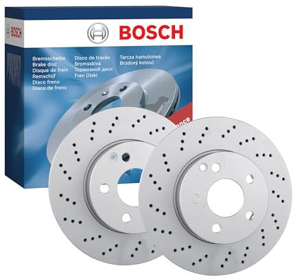 Bosch BD1227 Discos de freno, certificación ECE-R90, 1 juego de 2 discos
