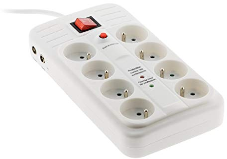 Zenitech - Överspänningsskydd kontaktkabel, TV SAT Phone SECURI