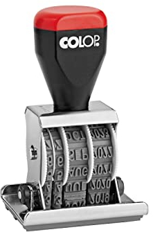 Colop 4200462002 Platten-Datumstempel Bezahlt 30 x 45 mm