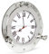 Nagina International 12 Premium versilbert Aluminium vernickelt Bullauge Schiffsuhr | Maritime Wanddekoration & Exklusive