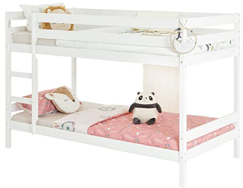 IDIMEX Etagenbett Doppelstockbett Felix für Kinder Hochbett Kinderbett mit Leiter Kiefer massiv Natur 90 x 200 cm (B x L)