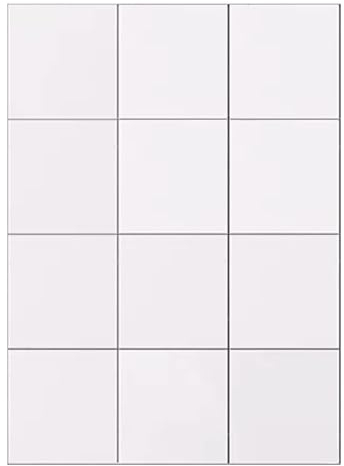 LISSEK 16er Set Spiegelfliesen Klebespiegel Spiegelkacheln 20 x 20cm 16-TLG. Spiegel Set