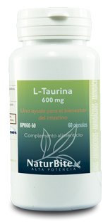 Naturbite L-Taurine 600 mg 60 Cap. 1 unité 500 g