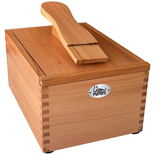 FOOTMATTERS Boîte à cirage en cèdre rouge pour le soin des bottes et chaussures - Kit de cirage