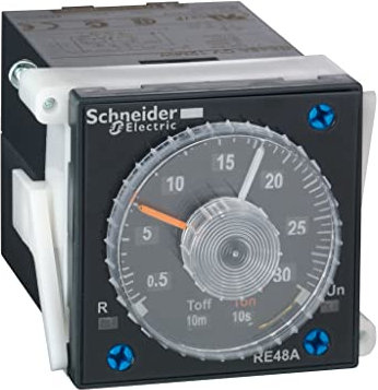 Schneider Electric Harmony, Modular timing relay, 8 A, 2 CO, 0.05 s-300 h, star delta, 24-240 V AC/DC