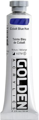 Golden Heavy Body - Acrylfarbe - 59 ml - Kobaltblau Farbton