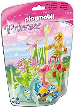 PLAYMOBIL Hadas - Princess Hada con Pegaso y Piscina Playsets de Figuras de jugete 5352