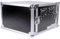 Deejay LED Fly Drive 6U Space Shock Mount Amplifier Case - 21 Body Depth