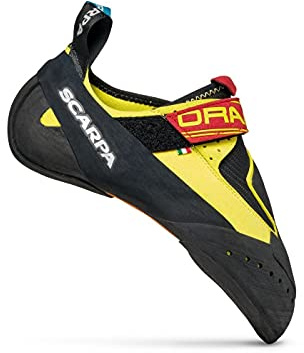 SCARPA Drago Rock Climbing Shoes for Sport Climbing and Bouldering - Specialized Performance for Sensitivity - Yellow - 7