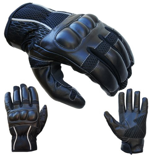 PROANTI Motorradhandschuhe Sommer Motorrad Handschuhe kurz (Gr. XS)
