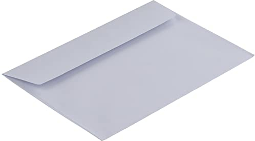 500 Stück, Briefumschläge, DIN B6, Haftklebung mit Abziehstreifen, Gerade Klappe, 100 g/qm Offset, Ohne Fenster, Weiß, Blanke Briefhüllen