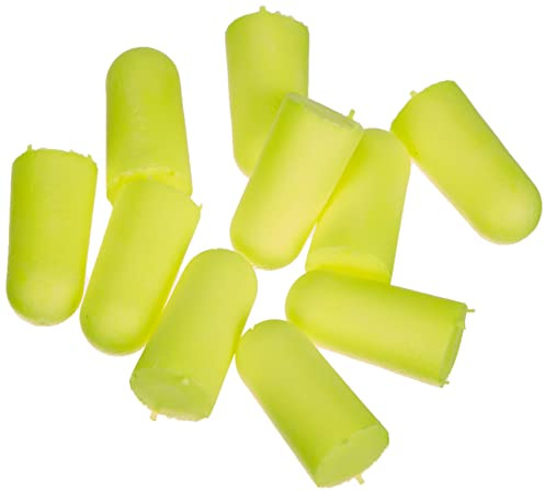 3M E-A-R E-A-Rsoft Yellow Neons Earplugs, 36 dB, Uncorded, 5 Pairs/Bag, ES-01-001SP