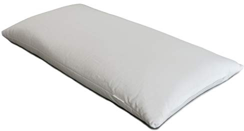 Espelta Cojín 40 x 80 cm, color blanco, con bio de espelta