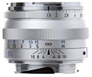 Carl Zeiss C Sonnar T - Objetivo para Leica M (Diámetro: 46mm), Plata