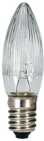 EGB Topkerzen 34V/3W E10 Weihnachtskerzen Set - perfekt als Weihnachtsbaumkerzen, Schwibbogen Beleuchtung und Weihnachtsdeko Kerzen, 3er Blister