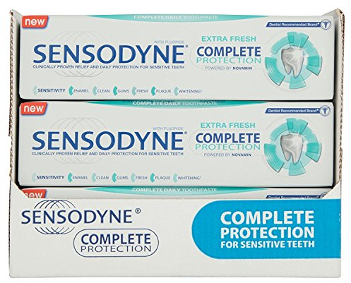 12 x Sensodyne Extra Fresh Complete Protection Complete Daily Toothpaste 75ml