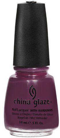 Kina glasyr nagellack med härdare – lackerad effekt – urban natt, 1-pack (1 x 14 ml)