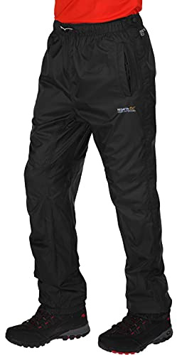 Regatta Active Packaway II Overtrousers Men's Hiking Rain Trousers Black