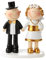 Hochzeitsdekoration Goldene Hochzeit Jubiläum Jubiläumspaar 50 Jahre Tortendekoration-Kuchenaufsatz