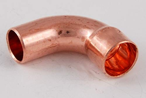 5x Kupferfitting Bogen 12 mm / 90 Grad / 5001a i/a Lötfitting copper fitting CU