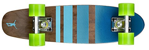 Ridge Skateboards Maple Mini Dark Dye - Longboard, Color Verde, Talla 22-Inch