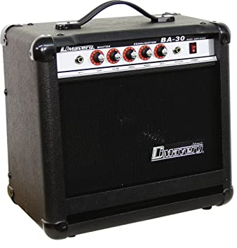 DIMAVERY BA-30 Bass-Verstärker 30W | 30-W-Gitarrenverstärker