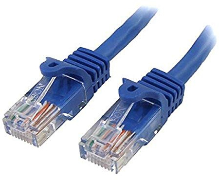 StarTech.com Cat5e Ethernet Cable10 ft - Blue - Patch Cable - Snagless Cat5e Cable - Network Cable - Ethernet Cord - Cat 5e Cable - 10ft