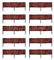 Floranica 10 Stück Beetbegrenzung aus Weide 10 cm x 100 cm Rasenkante aus Weidengeflecht Beeteinfassung Rasenkante Beetzaun Weidenzaun Palisade Abtrennung von Blumenbeetwegen Gartenbeeten