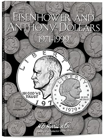 Harris Eisenhower & Anthony Dollars 1971-1999 Coin Folder 2699