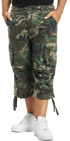 Brandit Urban Legend - Pantalones pirata 3/4, diseño de bosque, talla XXL