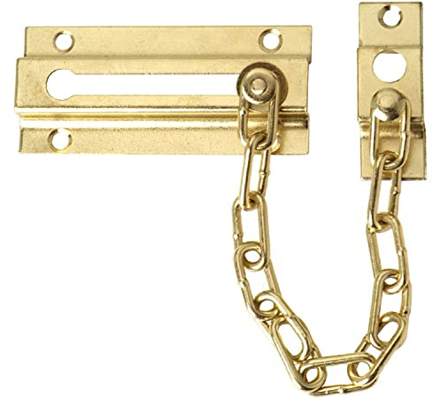 Cadena Seguridad Puerta Latonada (Blister 1 Pieza)