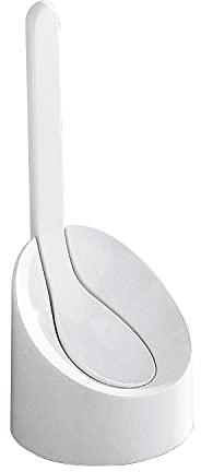 Gedy Cucciolo Scopino WC Bianco, Misure e peso: 33,5X15X15 CM & 0,25 KG, Realizzato in resina termoplastica, Ciuffo in nylon, Design Makio Hasuike, 100% Made in Italy, 2 anni di garanzia